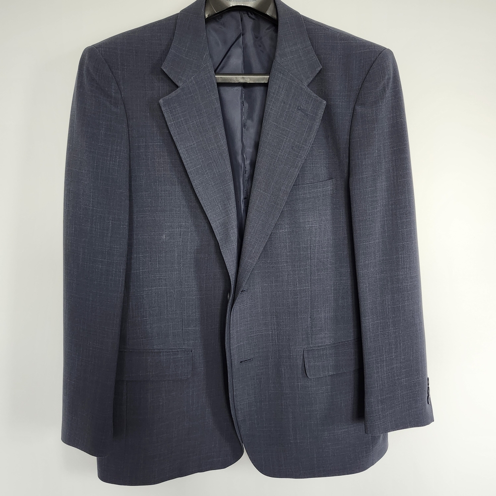 Protocol Classic Blue Gray Men's Blazer